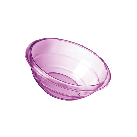 Saladier transparent-violet Ø 15 cm