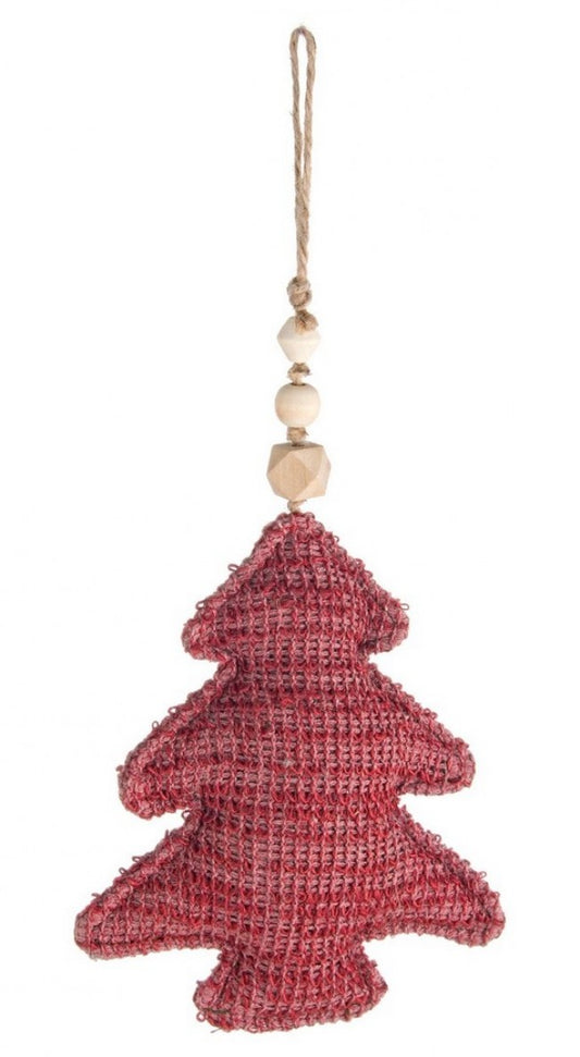 12x Pendentif arbre rouge Nora