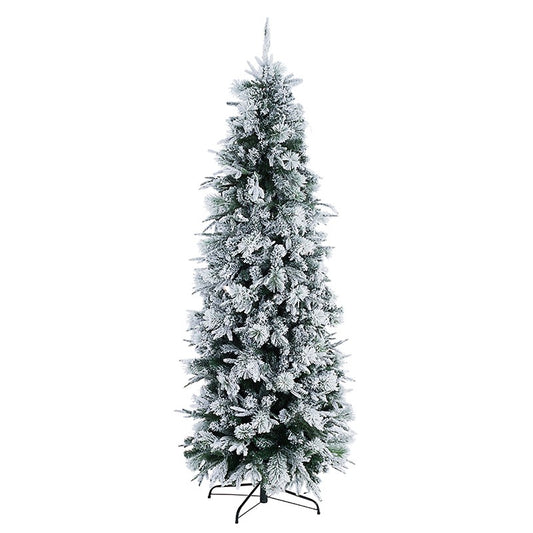 Sapin de Noël de Dresde enneigé 210 cm