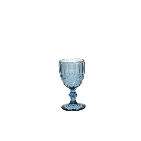 Calice en verre 260 cc bleu clair