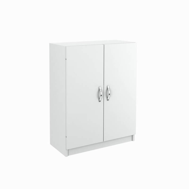 Armoire polyvalente 18028 deux portes blanc