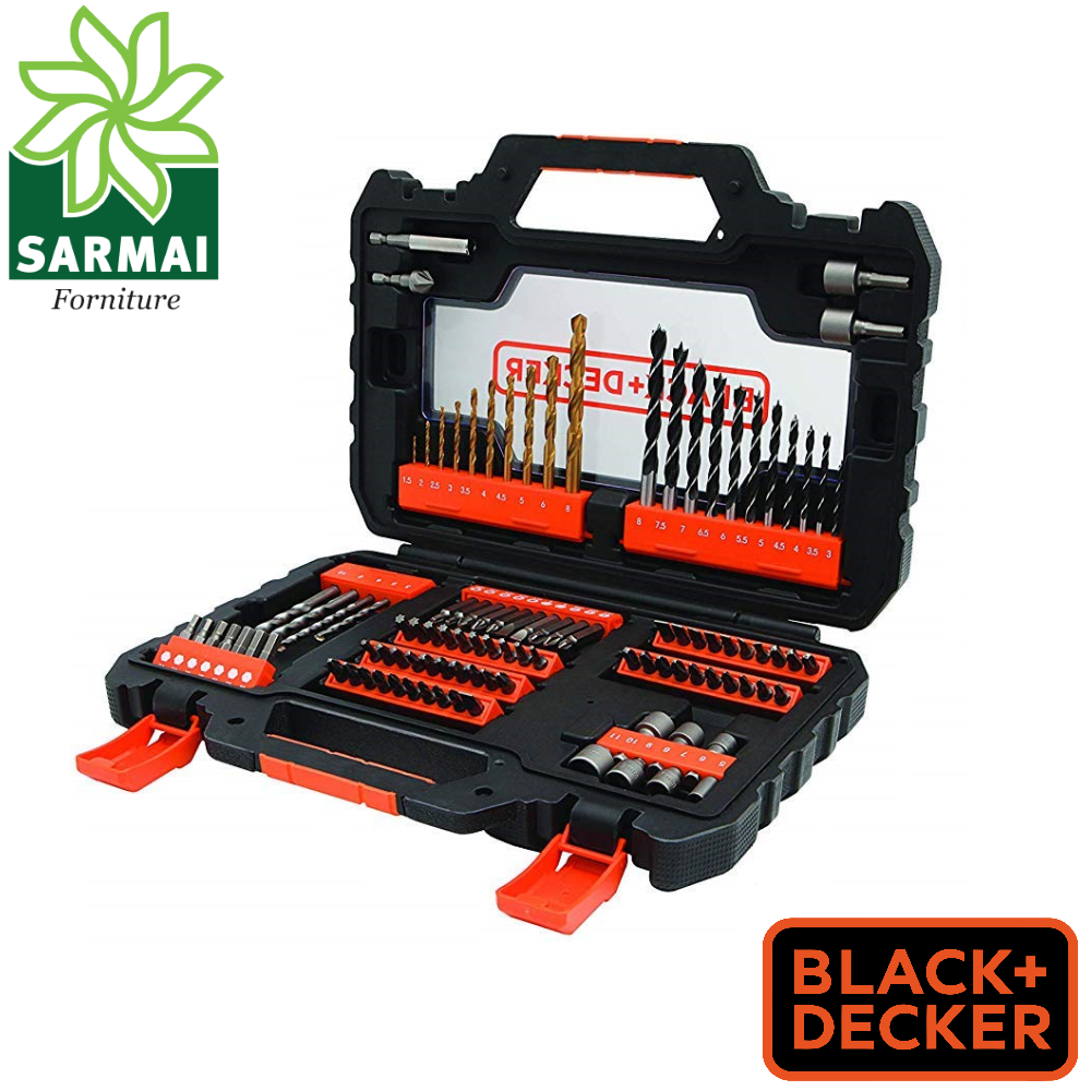 Ensemble de 104 embouts et inserts <strong>Black and Decker</strong>