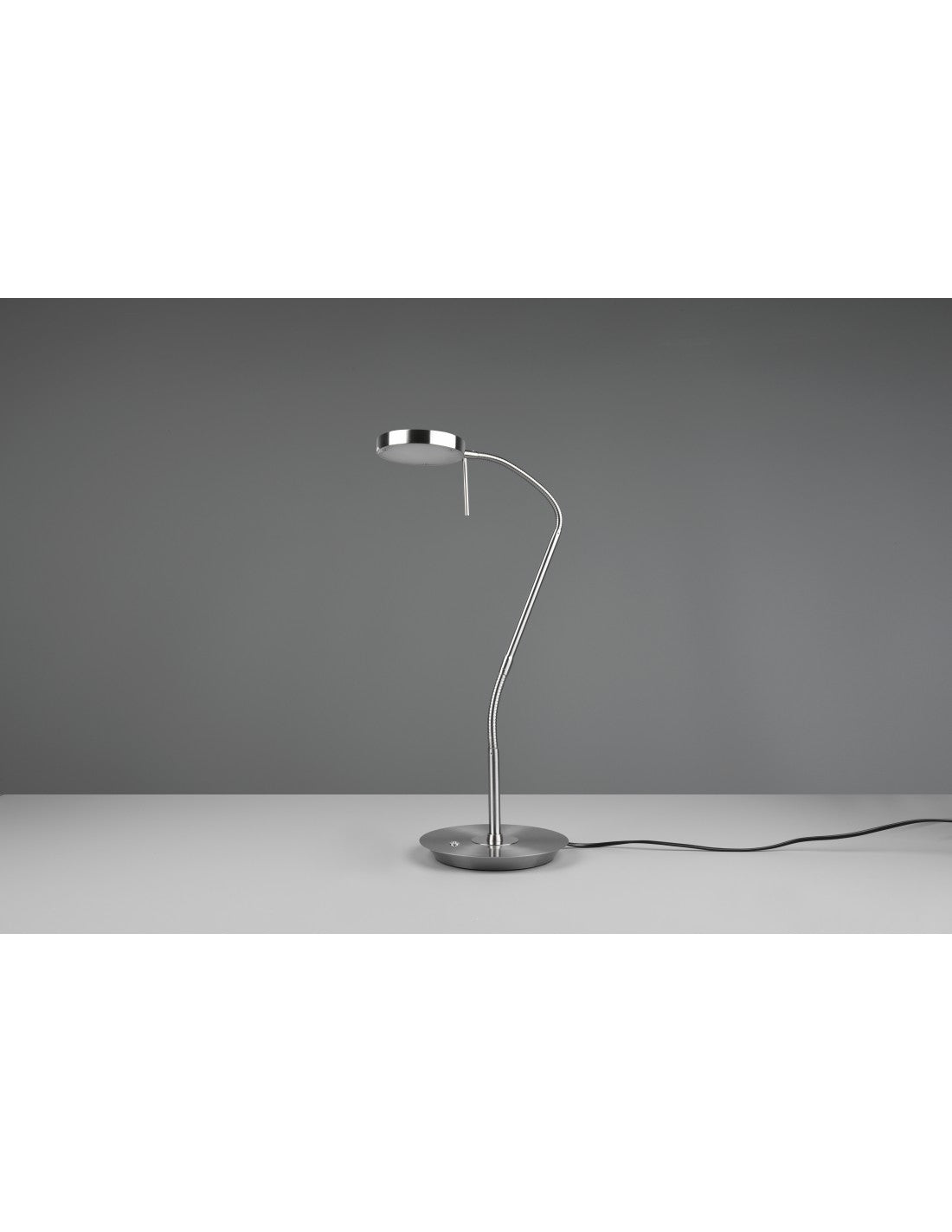 Lampe Studio Monza LED Gradateur Tactile Nickel Trio Lighting