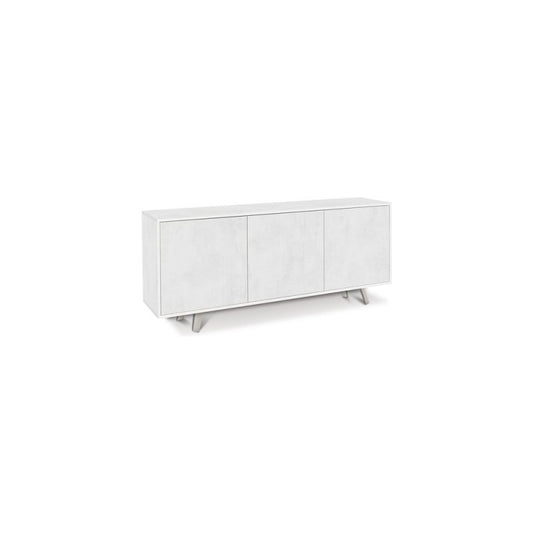 Buffet à trois portes en Ossido Blanc 177x41x h74 cm