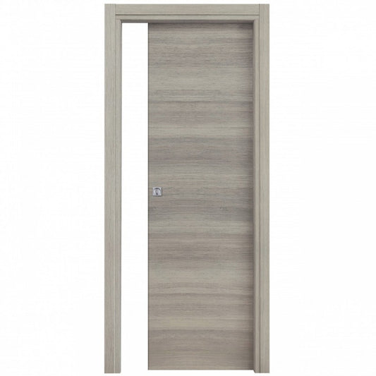 Porte coulissante en chêne Microtec 210 x 70 cm