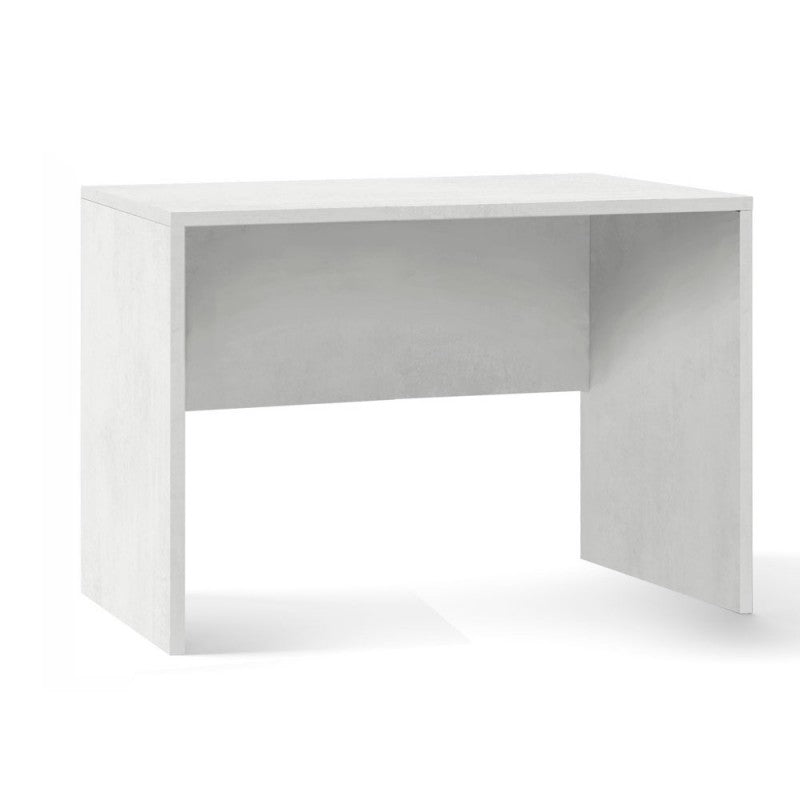 Bureau moderne en bois Ossido Blanc 120x69x h76 cm