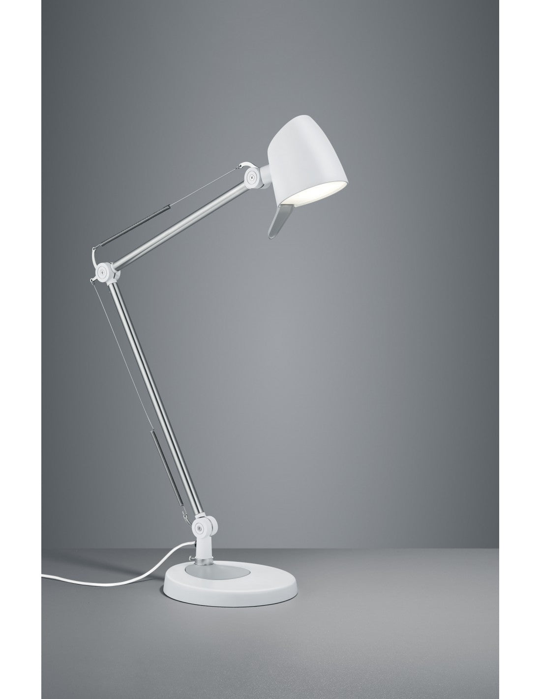 Lampe de bureau LED réglable 5 W Rado blanche Trio Lighting