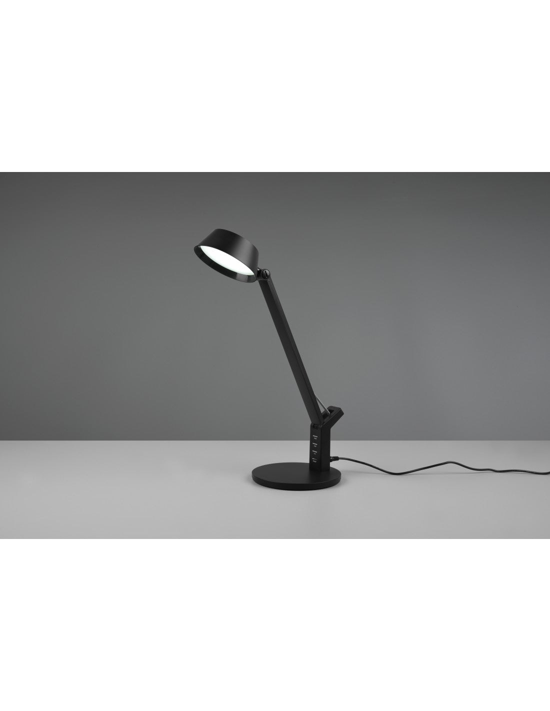 Lampe de Bureau Ava Led Touch Dimmer NoirTrio Lighting