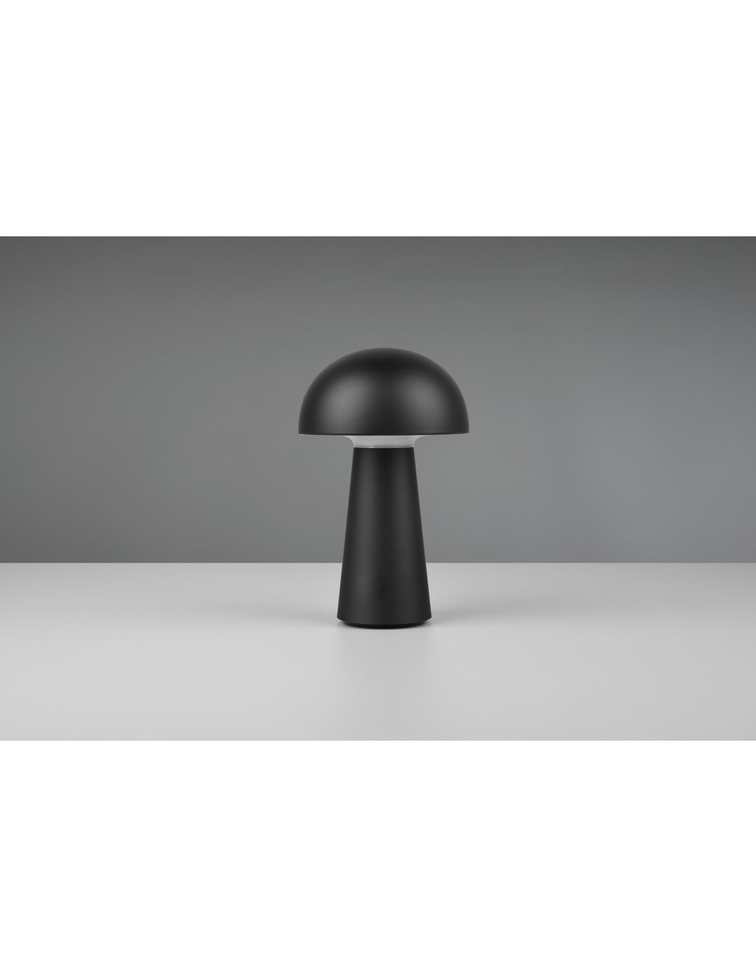 Lampe de Table Champignon Lennon Led IP44 Noir USB Trio Éclairage