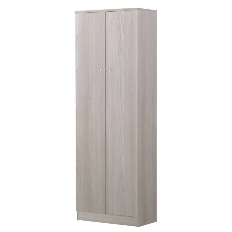 Armoire polyvalente à deux portes en Light Olmo 62x34x h182 cm