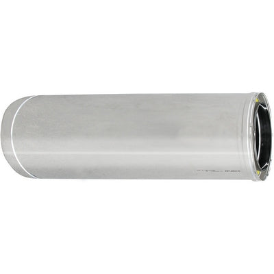 Tube inox 316L double paroi - 1 mètre - Diamètre intérieur 150 - Diamètre extérieur 200