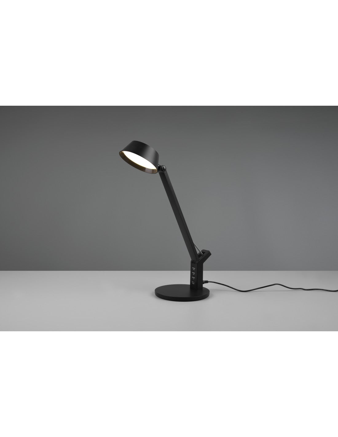 Lampe de Bureau Ava Led Touch Dimmer NoirTrio Lighting