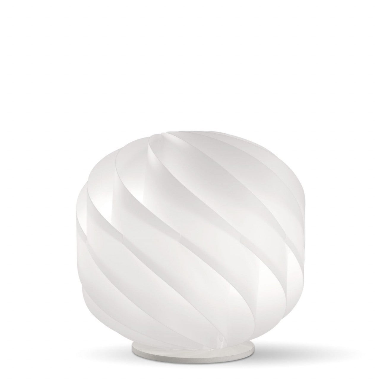 Lampe de table en plastique blanc LAP Cm. 40 x 39 heures