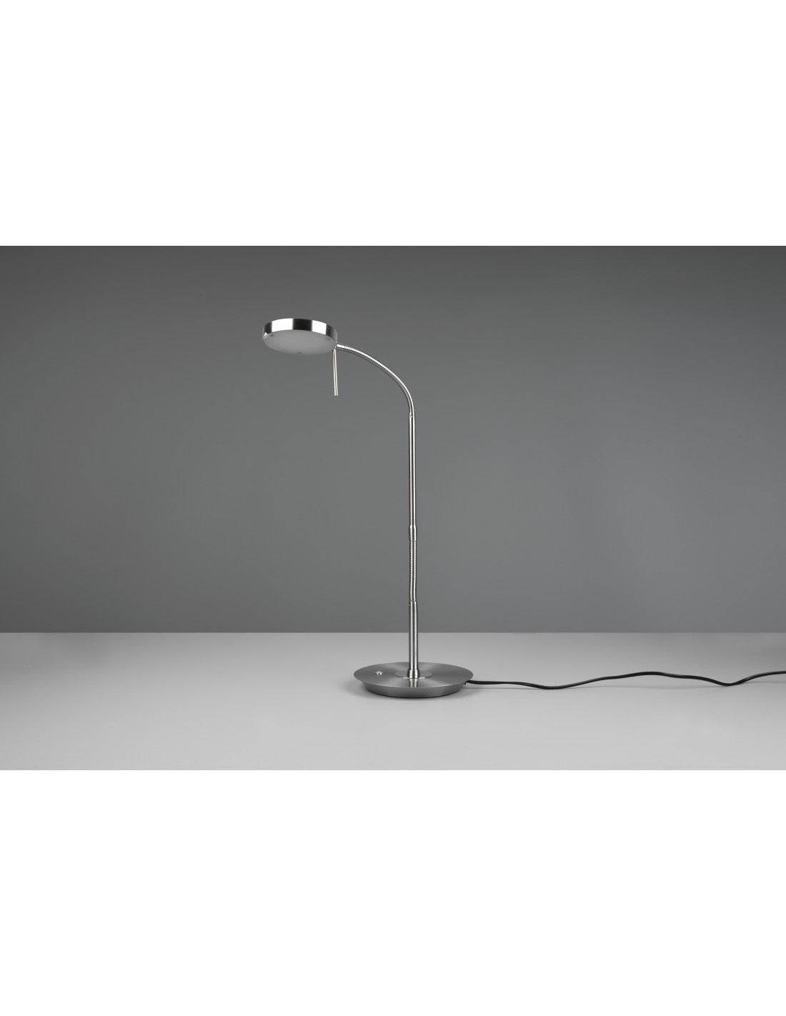 Lampe Studio Monza LED Gradateur Tactile Nickel Trio Lighting