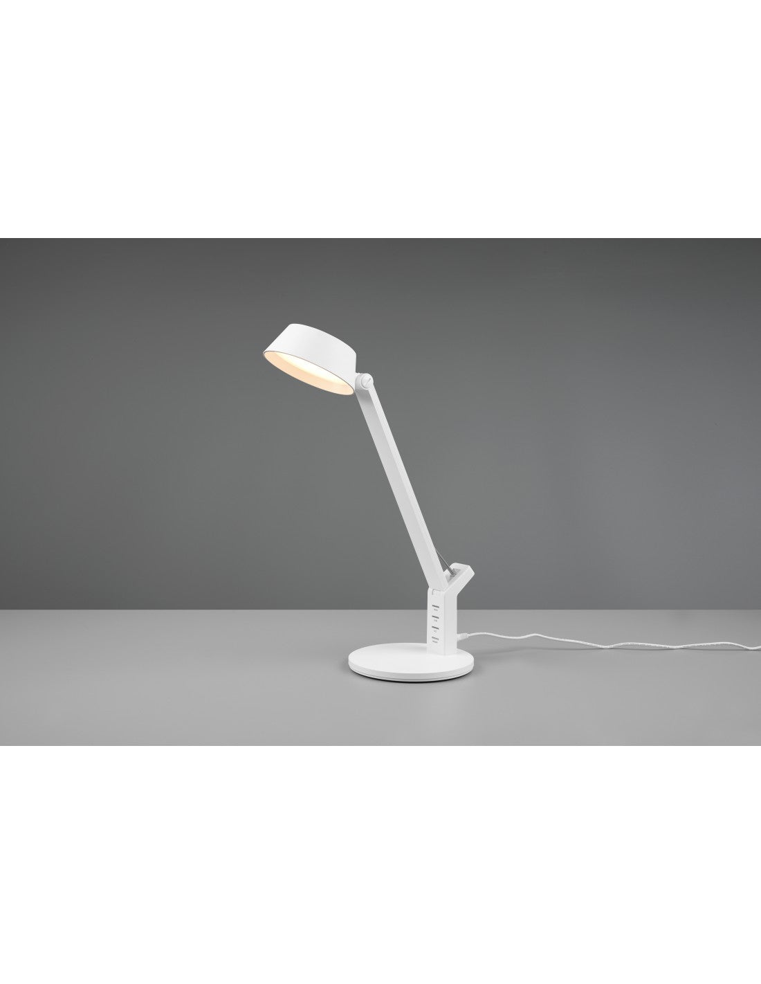 Lampe de Bureau Ava LED Variateur Tactile Blanc Trio Lighting