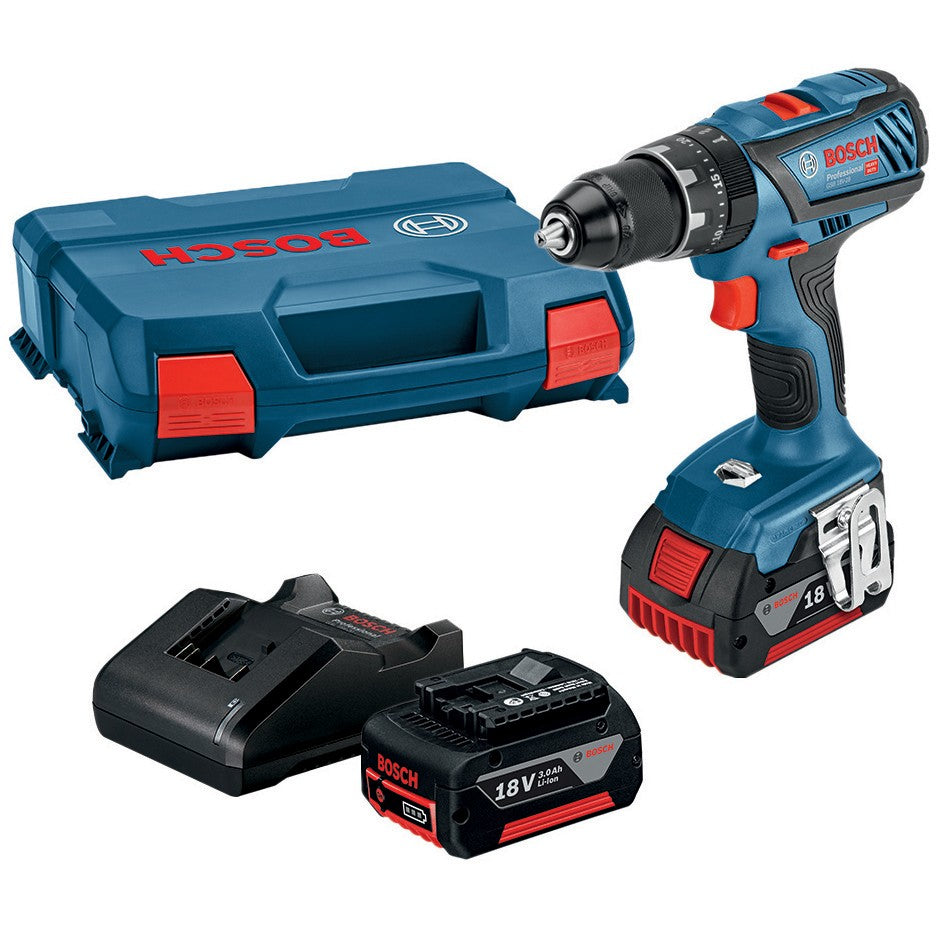 Perceuse Bosch-B 8VP avec batteries GSB 18 V