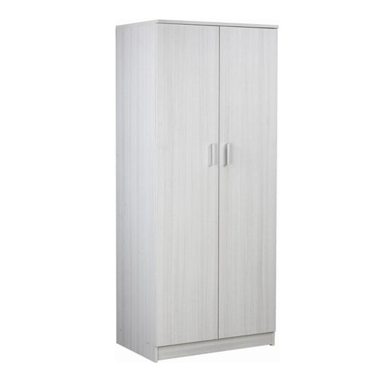 Armoire polyvalente deux portes Eucalyptus 77x52x h182 cm