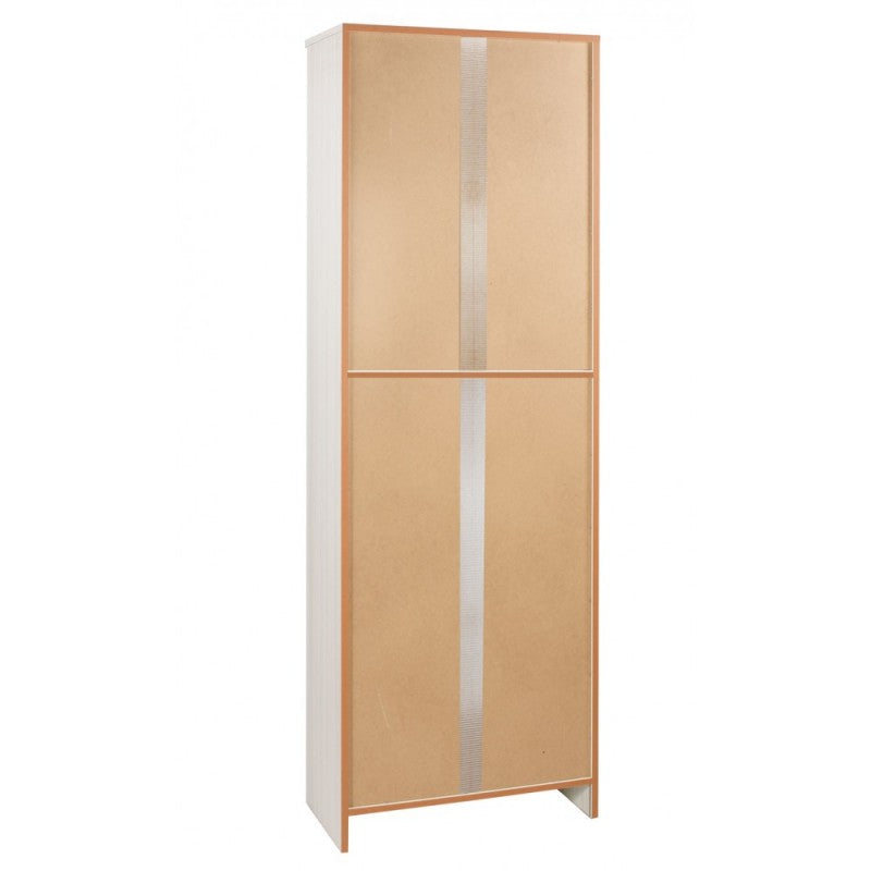 Armoire polyvalente à deux portes en Light Olmo 62x34x h182 cm