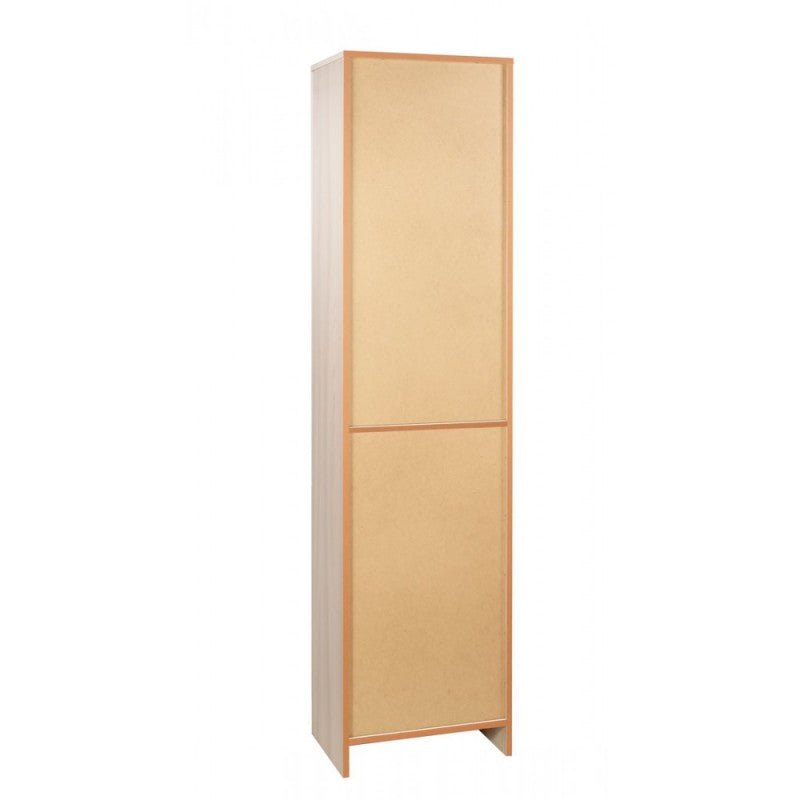 Armoire polyvalente avec deux portes et un tiroir en Light Olmo 46x34x h183 cm