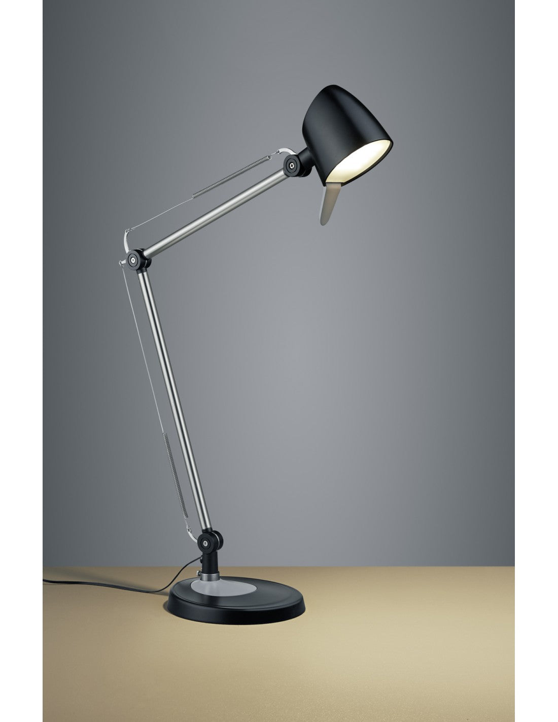 Lampe de bureau LED réglable 5 W Rado noire Trio Lighting