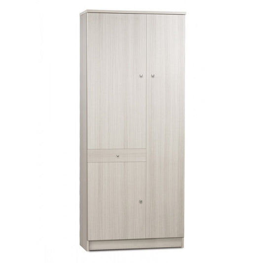 Armoire polyvalente avec trois portes et un tiroir Eucalyptus 77x34x h183 cm