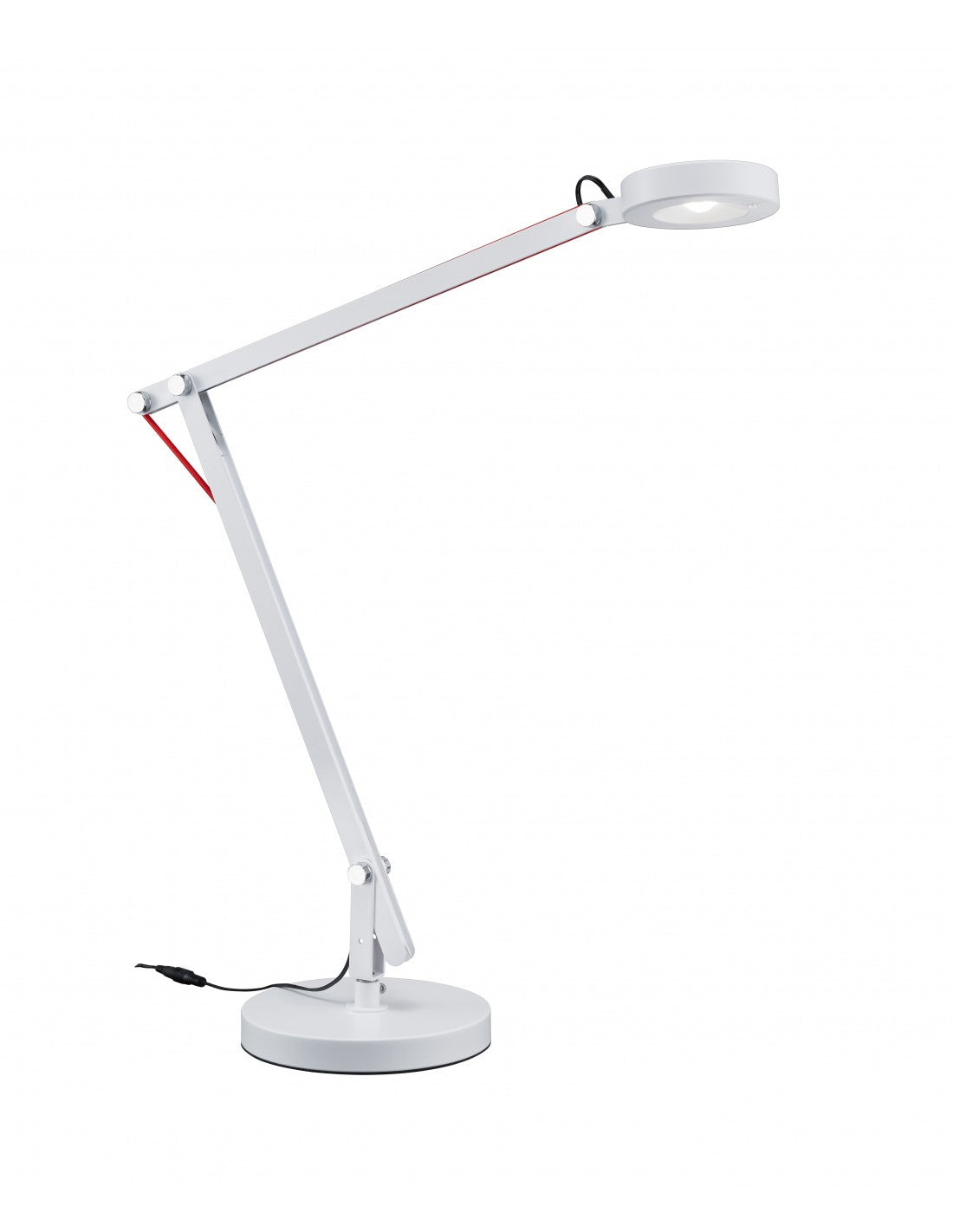 Lampe de Bureau Blanche Lumière LED Ajustable Amsterdam Trio Lighting