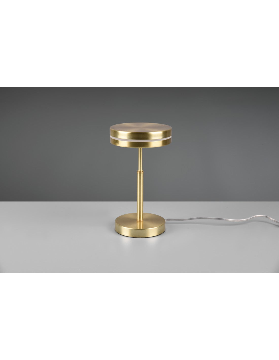 Lampe de table LED disco moderne Franklin Brass Trio Lighting