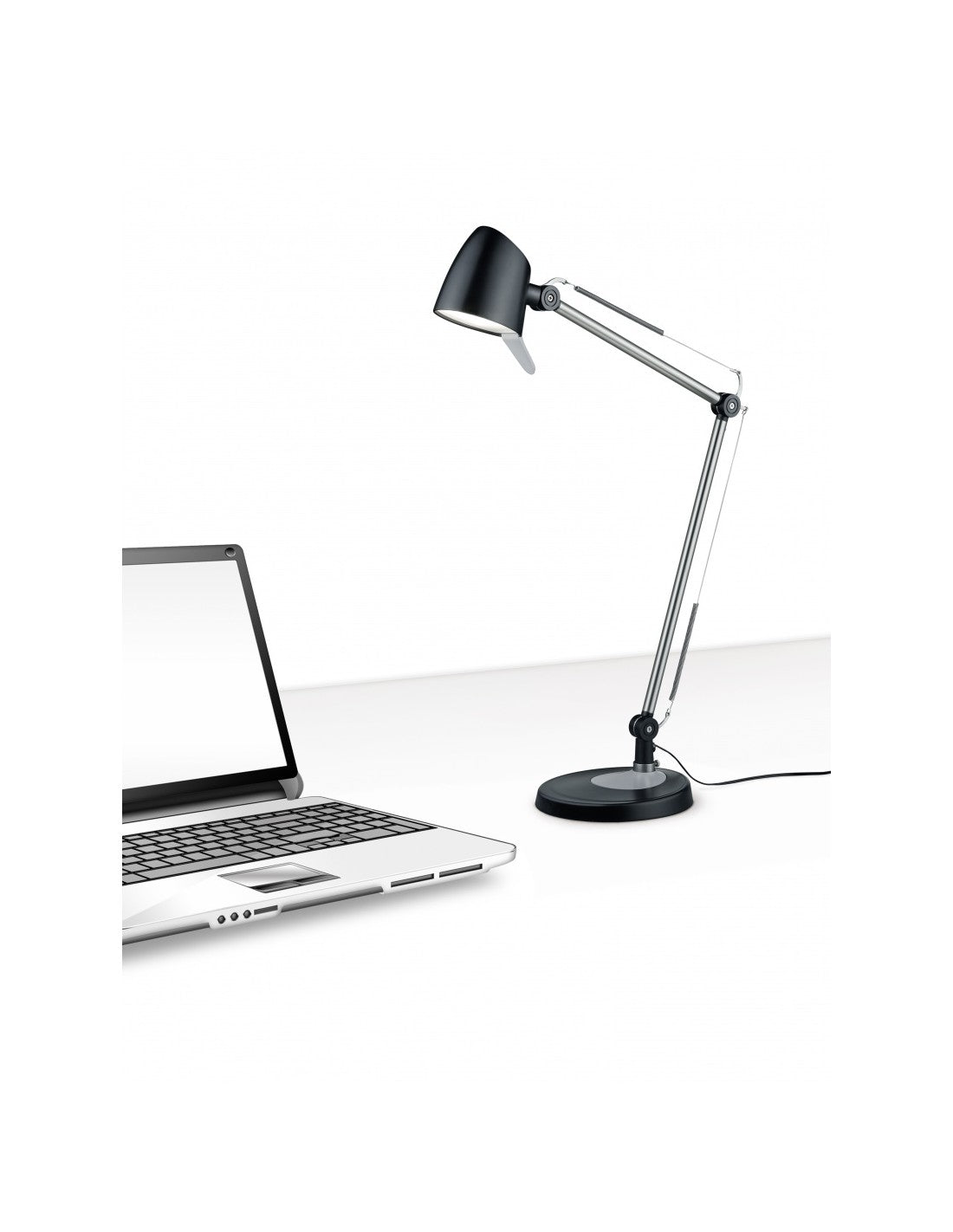 Lampe de bureau LED réglable 5 W Rado noire Trio Lighting