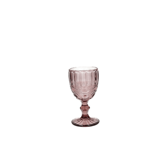 Set 6 pcs Gobelet En Verre 260 Cc Verre Violet Madame