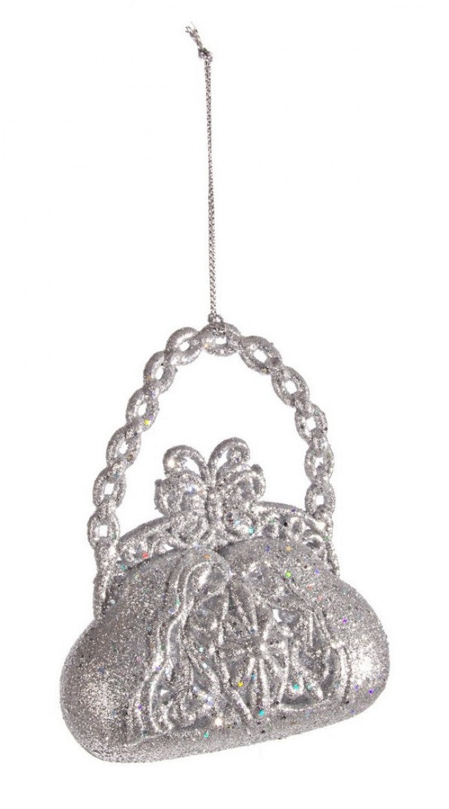 12x pendentif de sac à main en argent à la mode