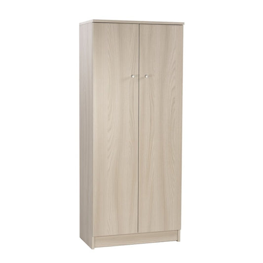 Armoire polyvalente à deux portes en Light Olmo 62x34x h147 cm