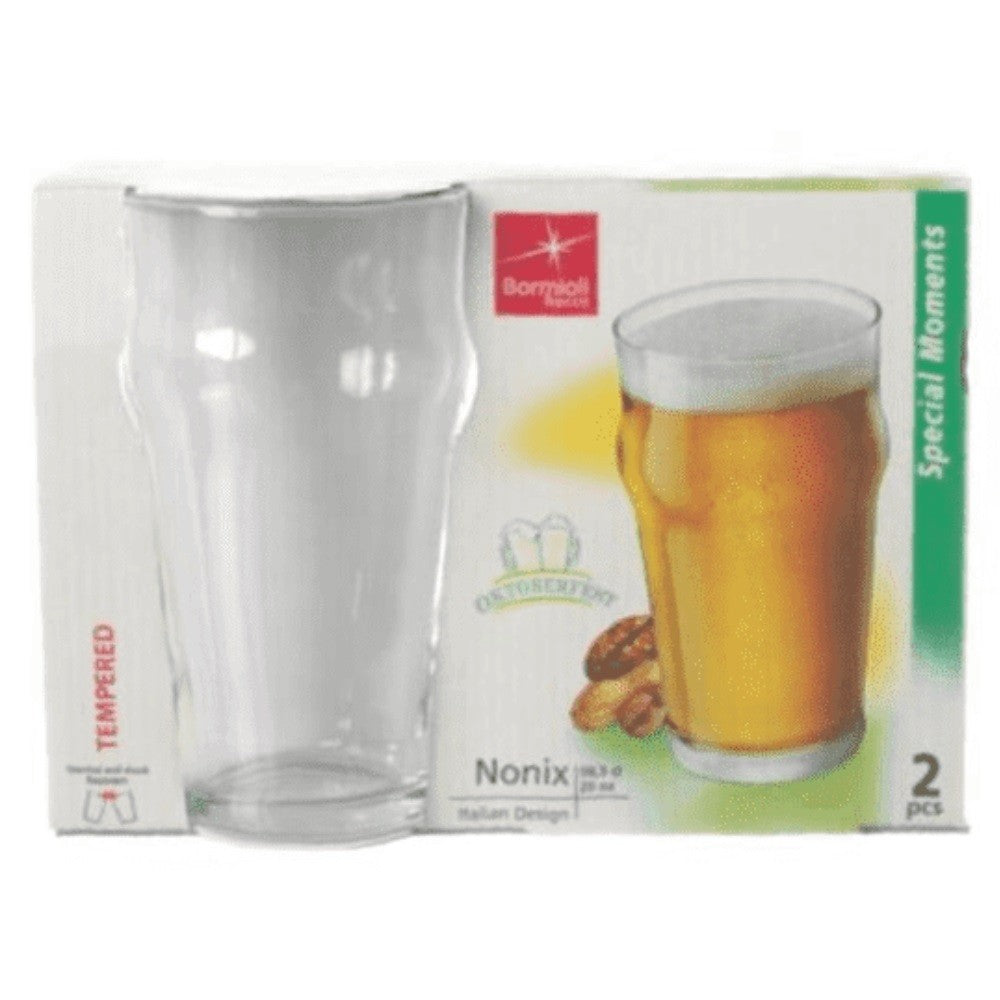 Verre à bière Nonix Bormioli Rocco 58 centilitres, lot de 2