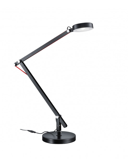 Amsterdam Trio Lighting Lampe de studio LED noire réglable