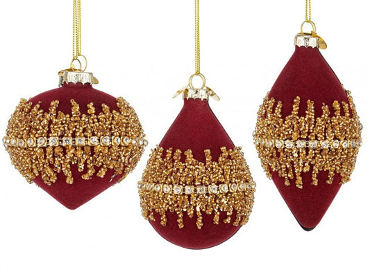 12x Vt Luxe Pendentif Rouge Foncé Ass3