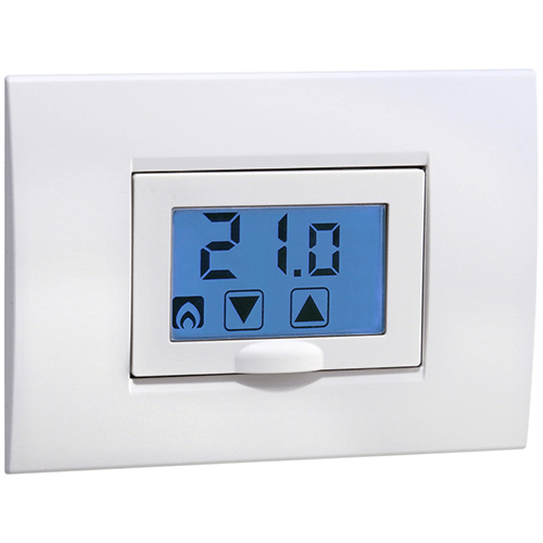 Thermostat encastrable Krono Touch blanc