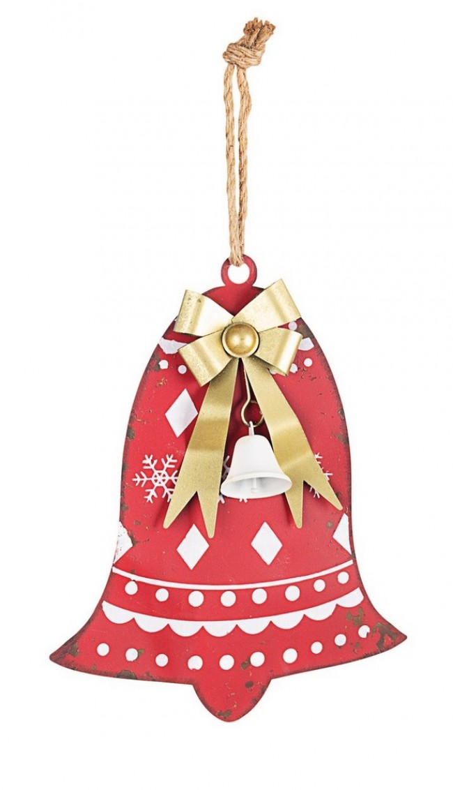 8x Pendentif Penny Bell Avec Rouge C