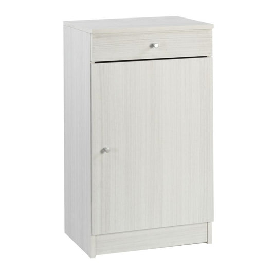 Armoire basse polyvalente avec une porte et un tiroir Eucalyptus 46x34x h80 cm